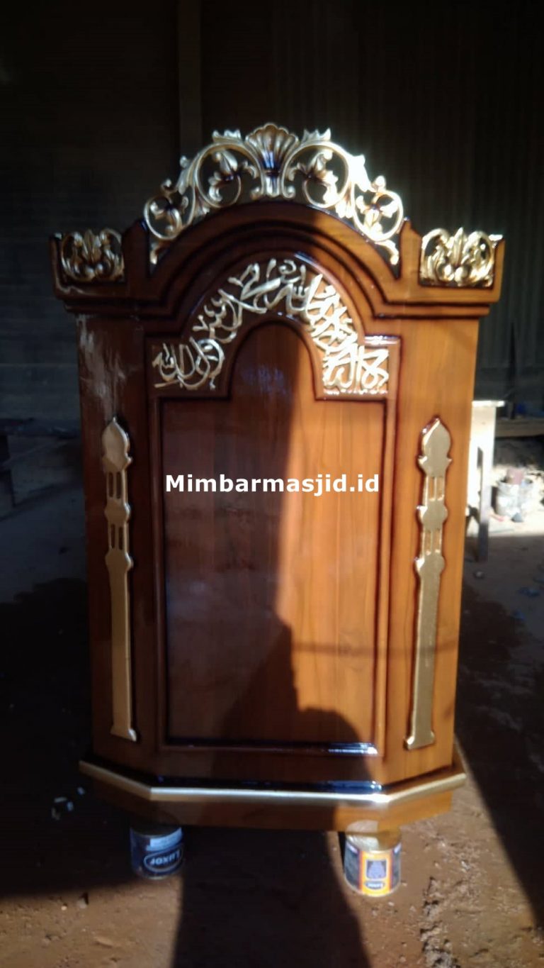 Mimbar Masjid Jati Ukiran Jepara Jual Mimbar Masjid 0396